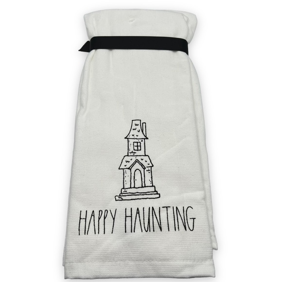 NEW Rae Dunn Kitchen Towels Set of 2 Halloween Edition 16” x 26” Trick or Treat - Picture 5 of 5